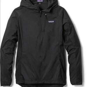 Black Patagonia Hooded Rain jacket women’s